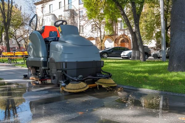 balayeuse electrique autoportee brosse